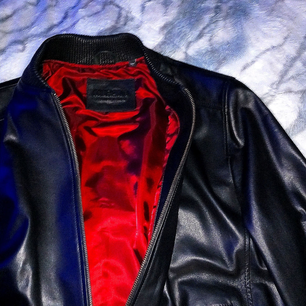 XL Murano Genuine Lambskin Leather Riding Jacket